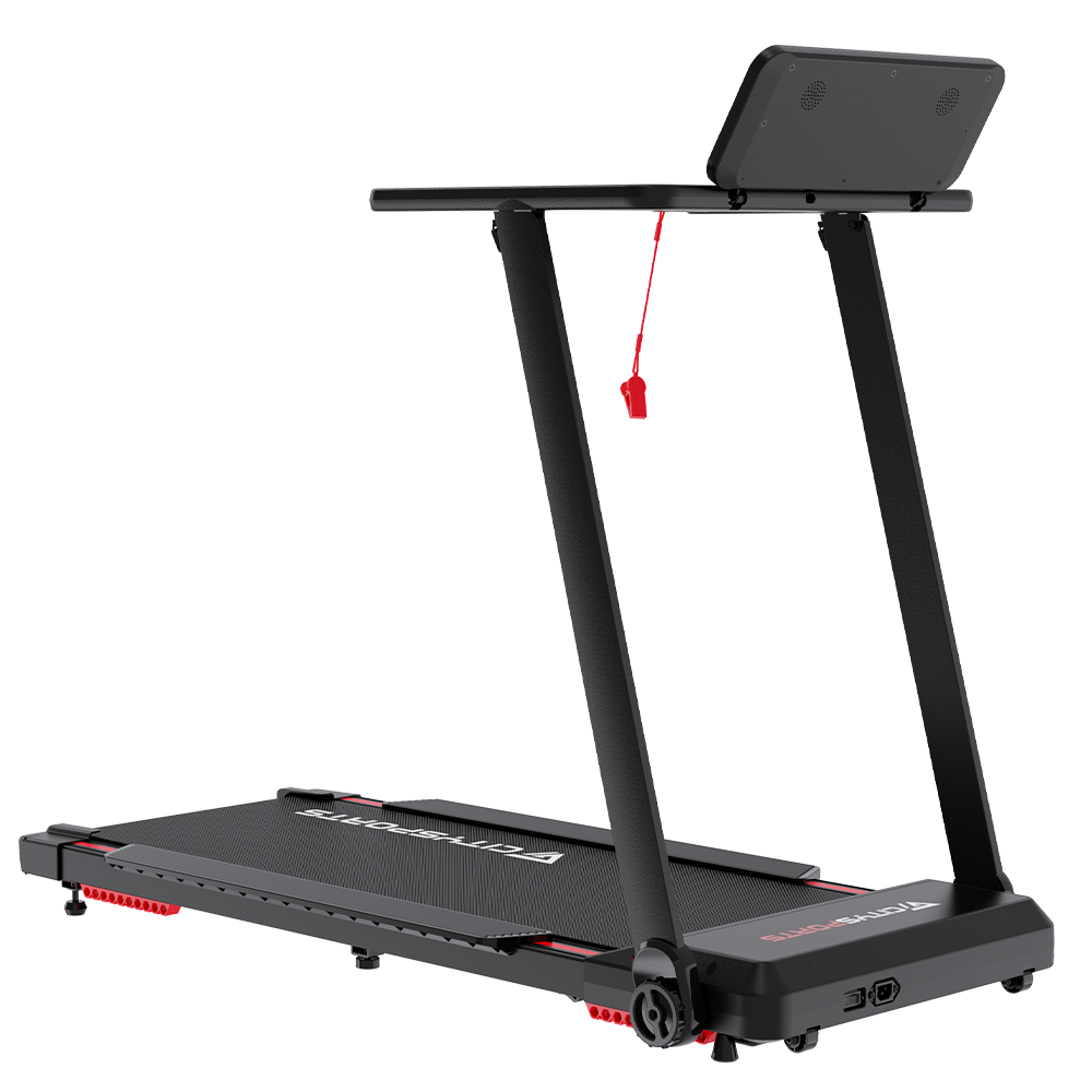 CITYSPORTS HG2-8 Treadmill with Bosch Motor 1400W, 1–8 km/h, 7.7% | Foldable, Black