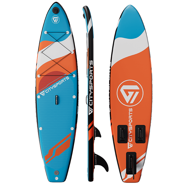 CITYSPORTS CL1 Inflatable SUP Board – 320×80×15 cm Complete Set up to 160 kg